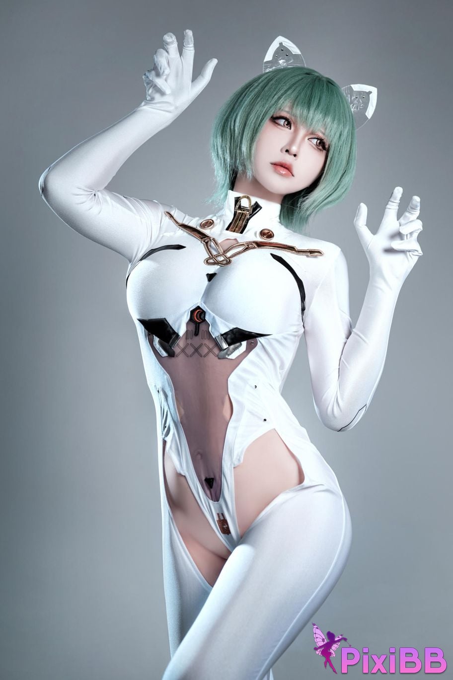 Cosplayer Half half son azur lane Nakhimov PixiBB.COM 004