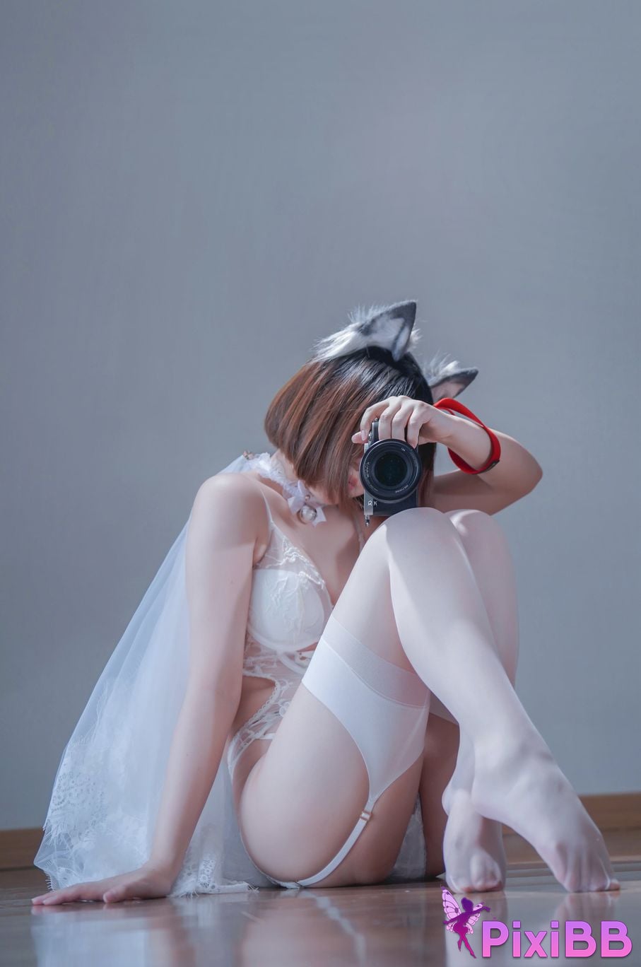 Cosplay Half a half child Pure white bride PixiBB.COM 002