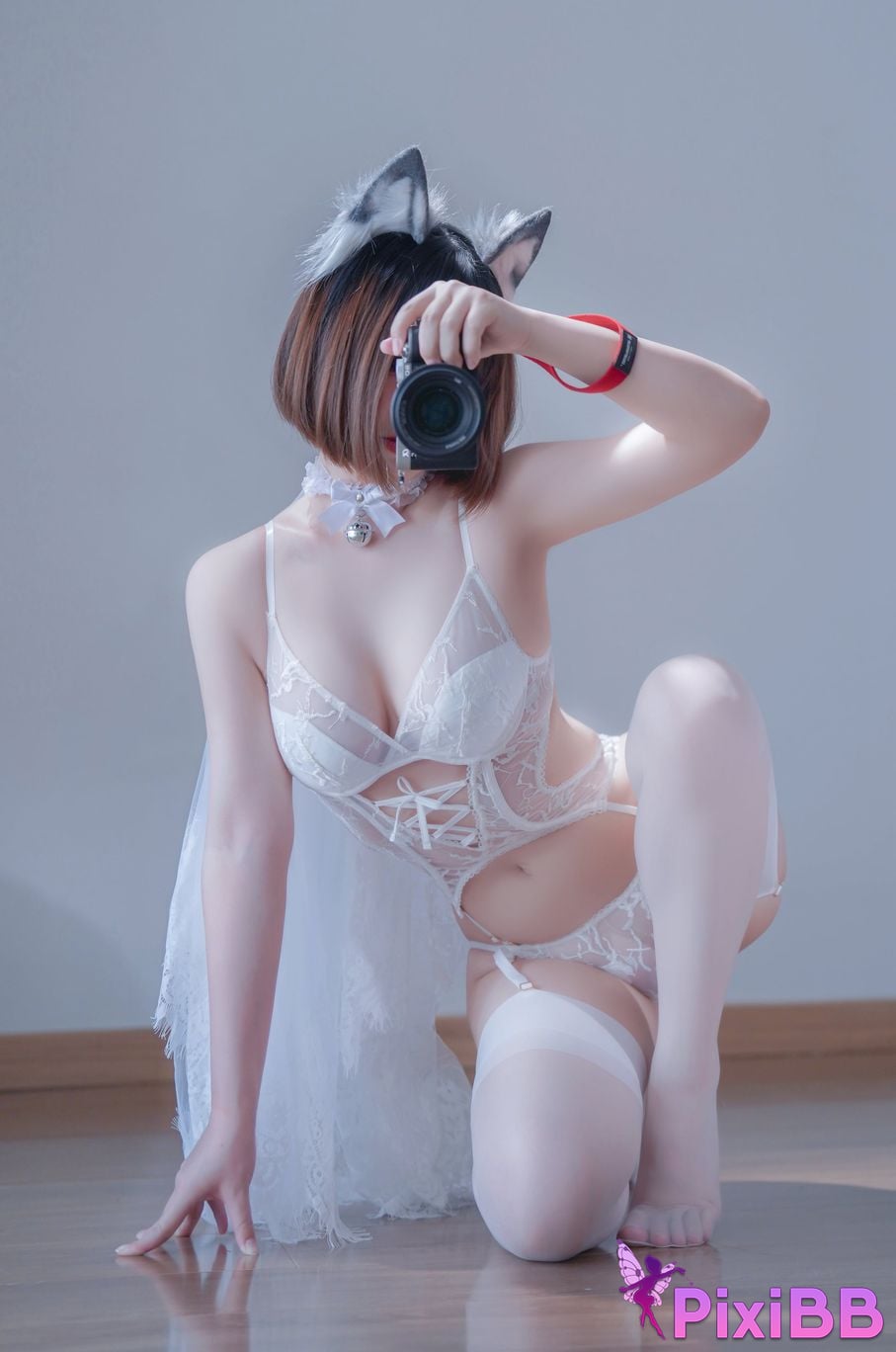 Cosplay Half a half child Pure white bride PixiBB.COM 005