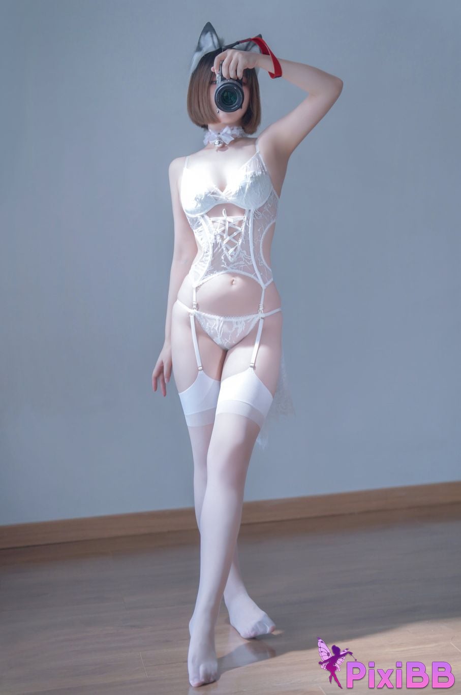 Cosplay Half a half child Pure white bride PixiBB.COM 019