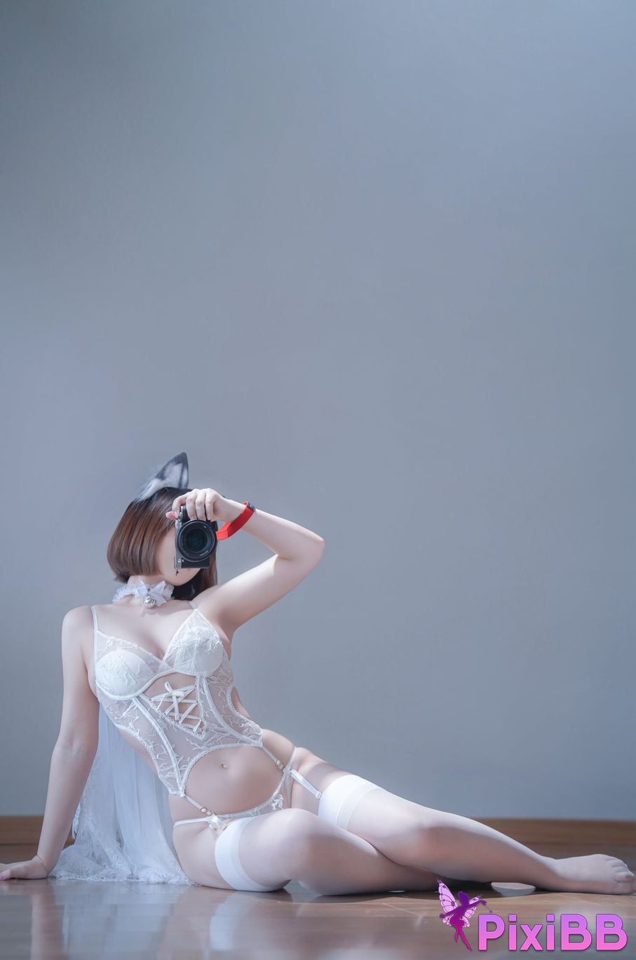 Cosplay Half a half child Pure white bride PixiBB.COM 021