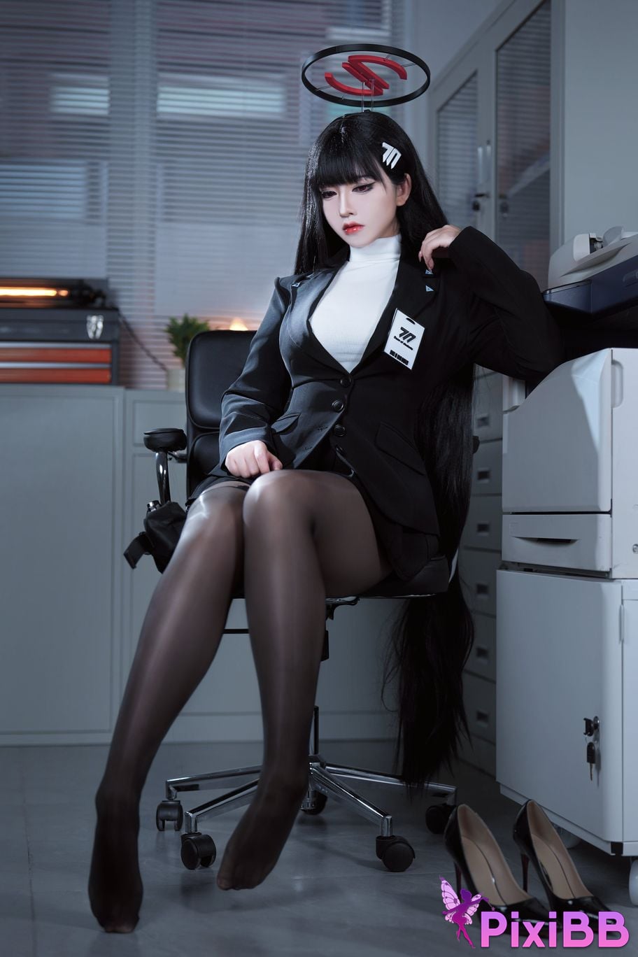 Cosplay Half Son Blue Archives Tu Yueliyin PixiBB.COM 013