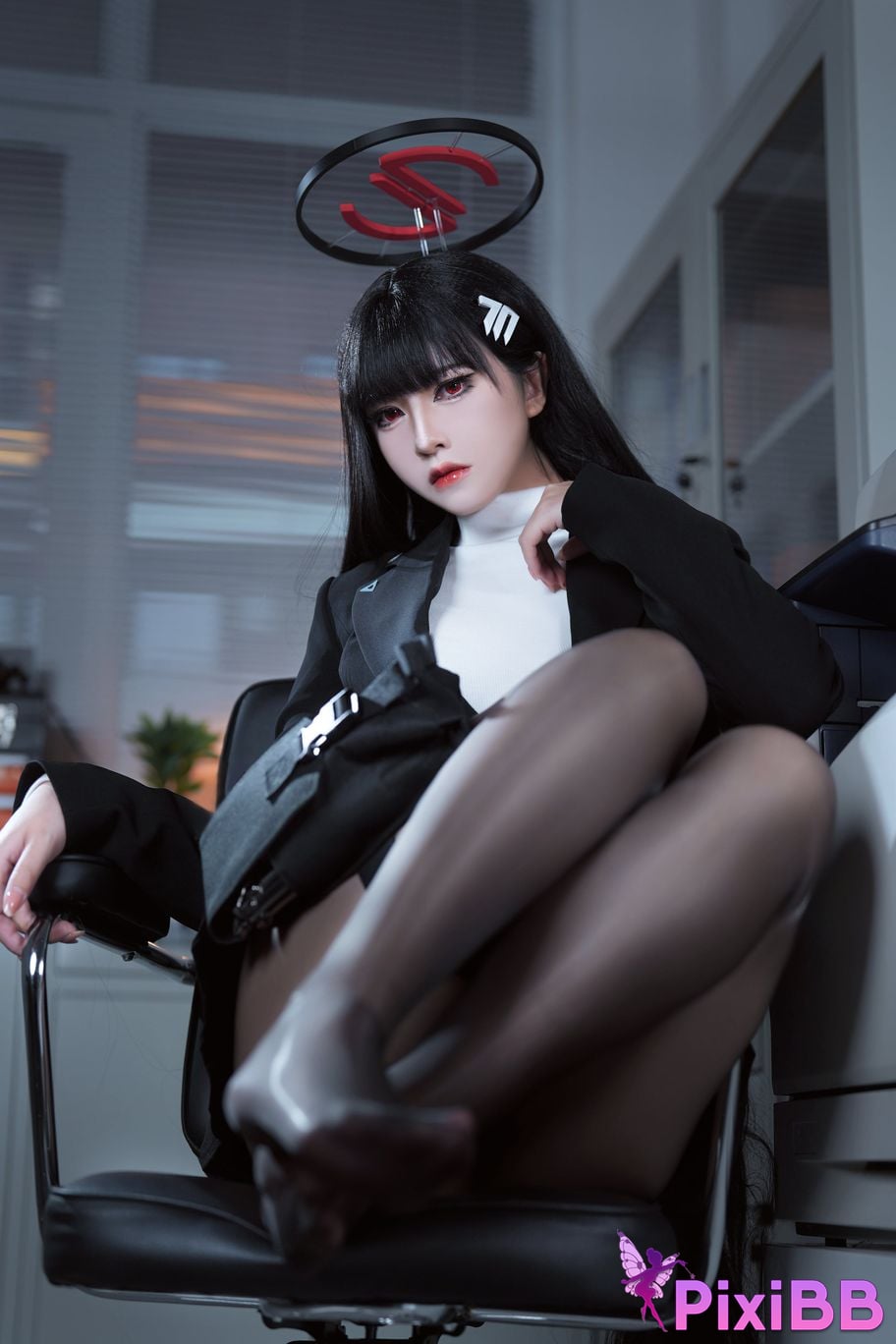 Cosplay Half Son Blue Archives Tu Yueliyin PixiBB.COM 016