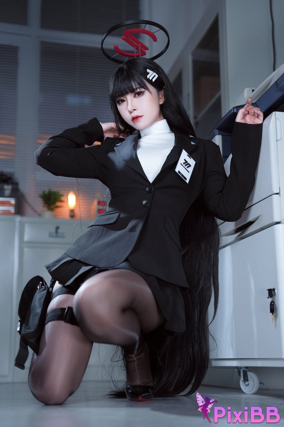 Cosplay Half Son Blue Archives Tu Yueliyin PixiBB.COM 023