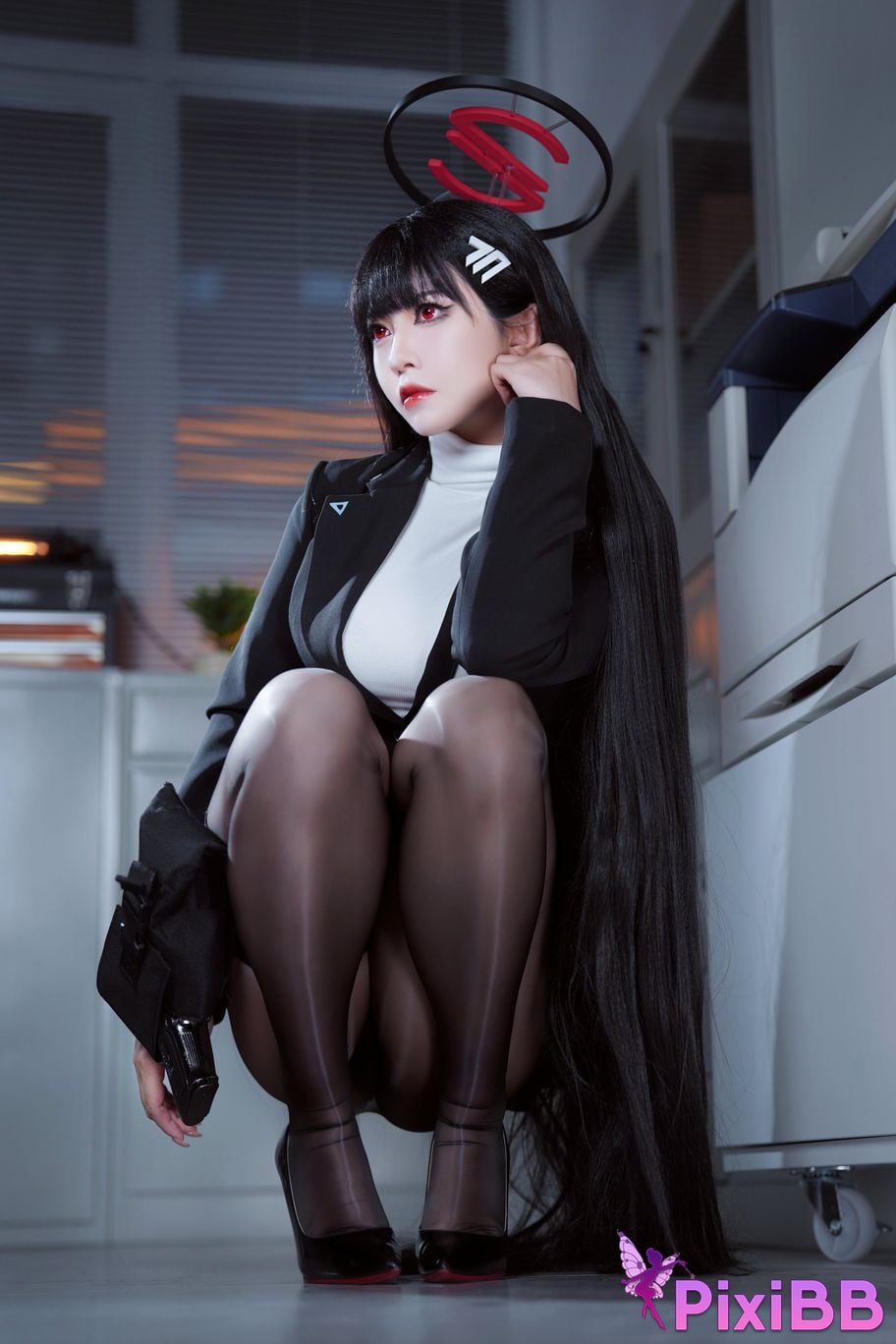 Cosplay Half Son Blue Archives Tu Yueliyin PixiBB.COM 024