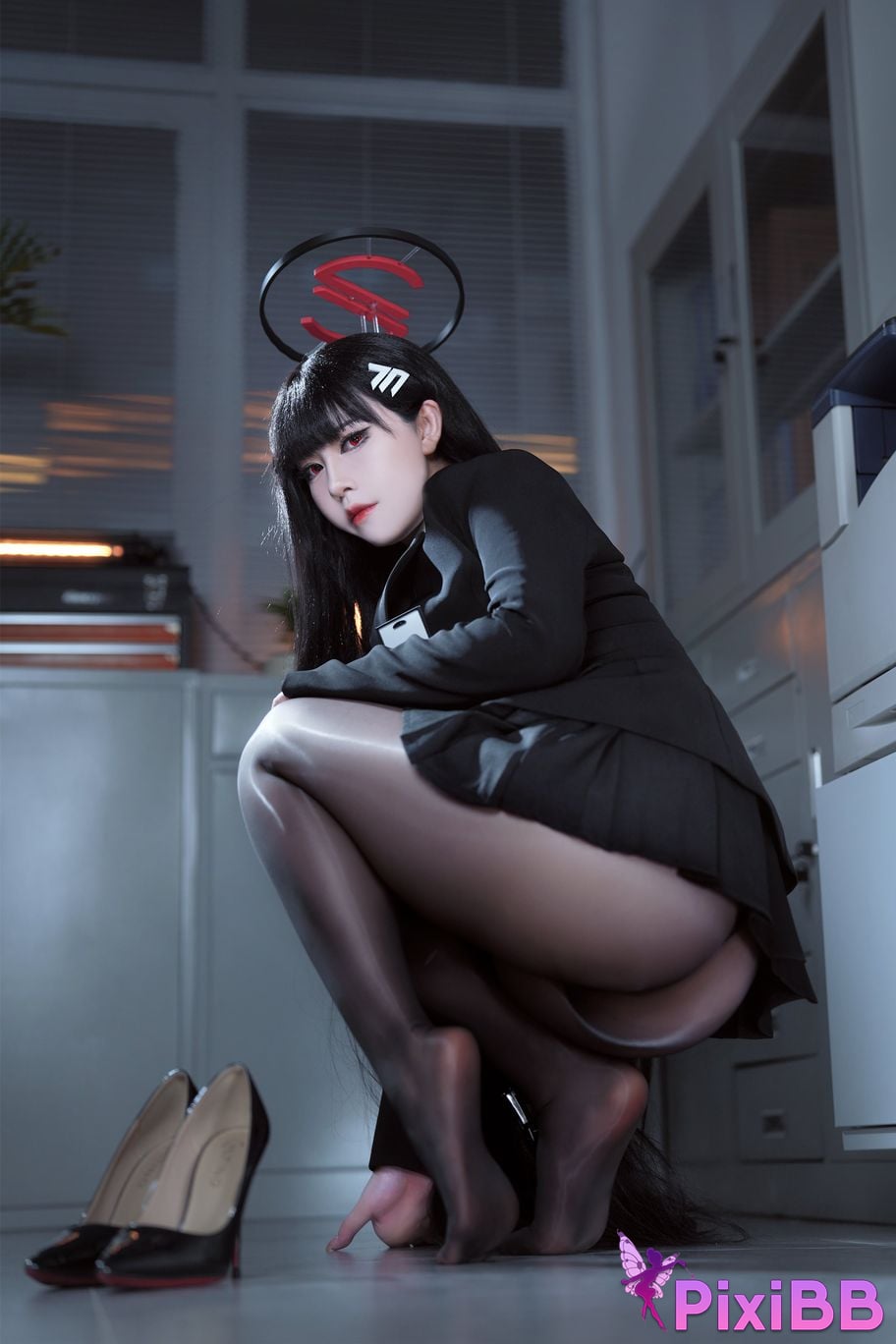 Cosplay Half Son Blue Archives Tu Yueliyin PixiBB.COM 026