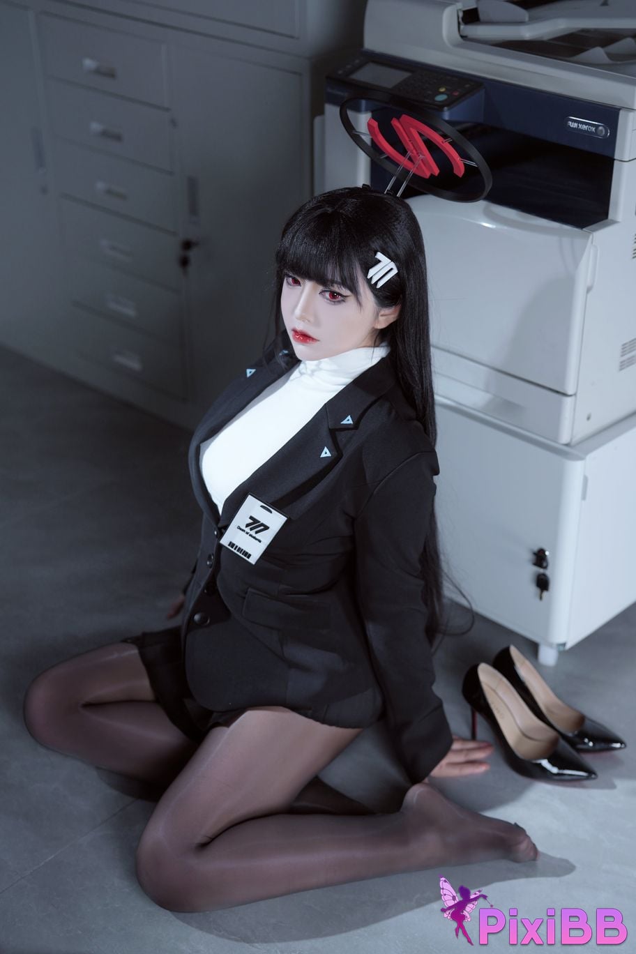 Cosplay Half Son Blue Archives Tu Yueliyin PixiBB.COM 030