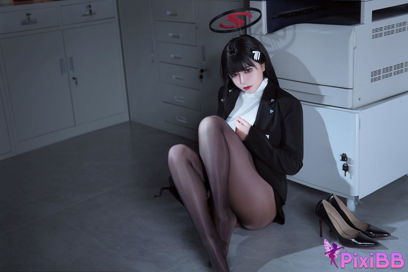 Cosplay Half Son Blue Archives Tu Yueliyin PixiBB.COM 031