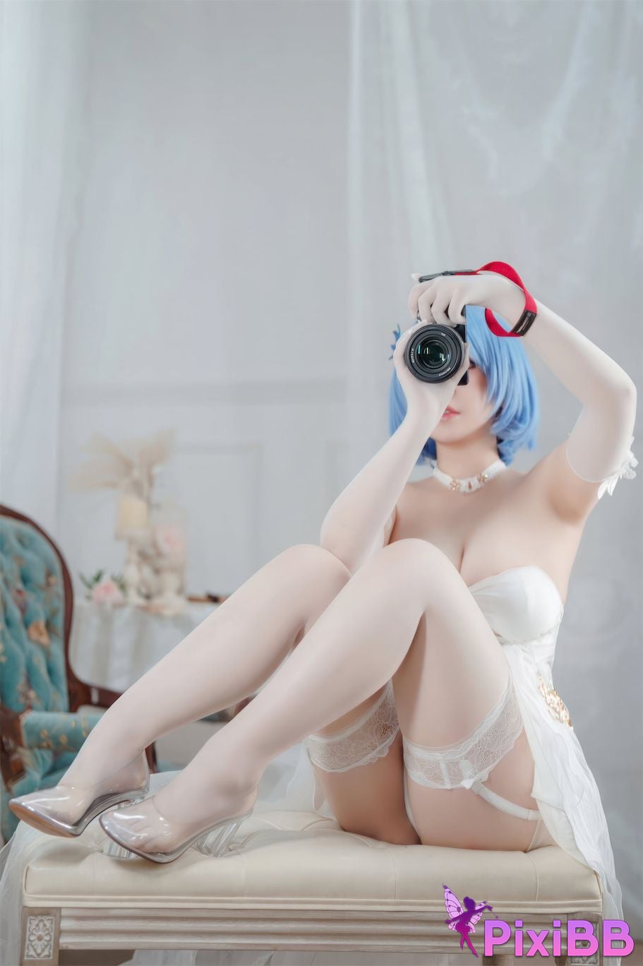 Cosplay Half School Azur Blue Route Chabayev Melody of the White Cavalry Dress PixiBB.COM 051