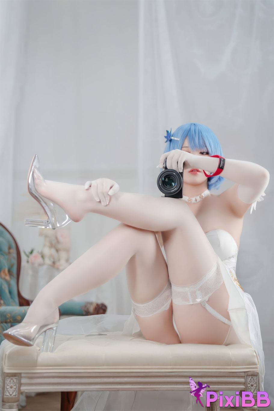 Cosplay Half School Azur Blue Route Chabayev Melody of the White Cavalry Dress PixiBB.COM 052