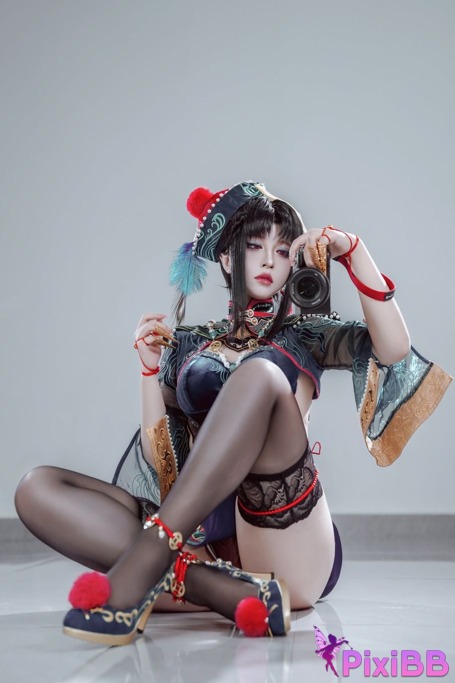 Coser Half a half child Yu Linglong Zombie Mother PixiBB.COM 002