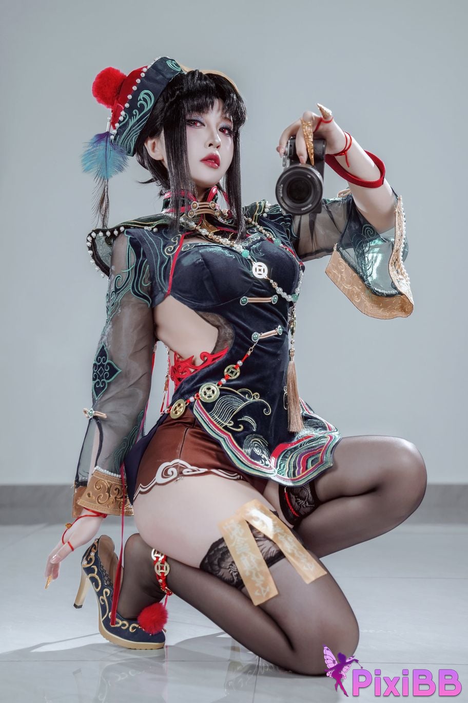 Coser Half a half child Yu Linglong Zombie Mother PixiBB.COM 004