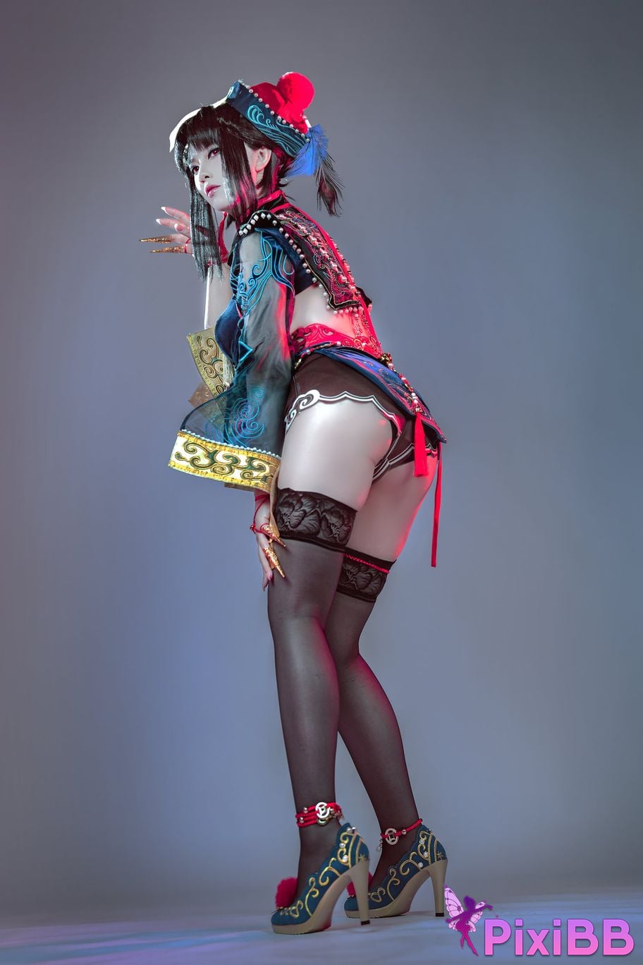 Coser Half a half child Yu Linglong Zombie Mother PixiBB.COM 006