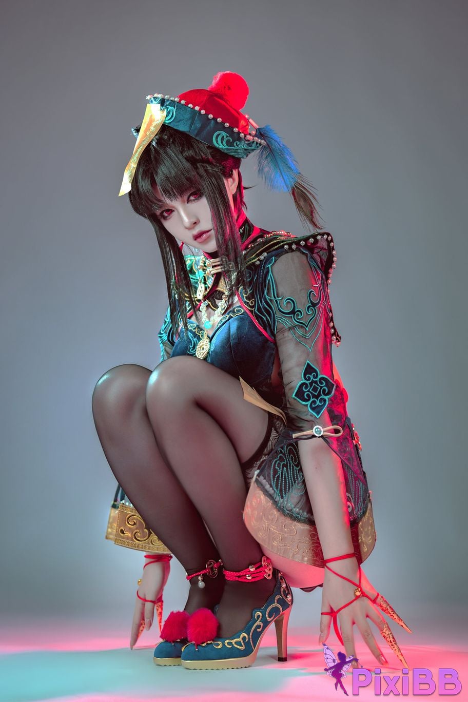 Coser Half a half child Yu Linglong Zombie Mother PixiBB.COM 008