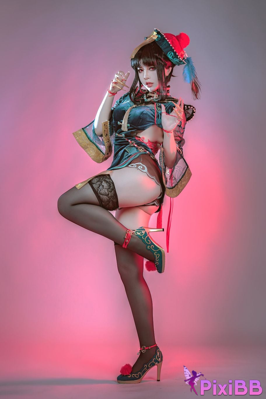 Coser Half a half child Yu Linglong Zombie Mother PixiBB.COM 009