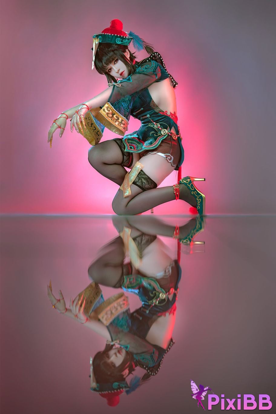 Coser Half a half child Yu Linglong Zombie Mother PixiBB.COM 010