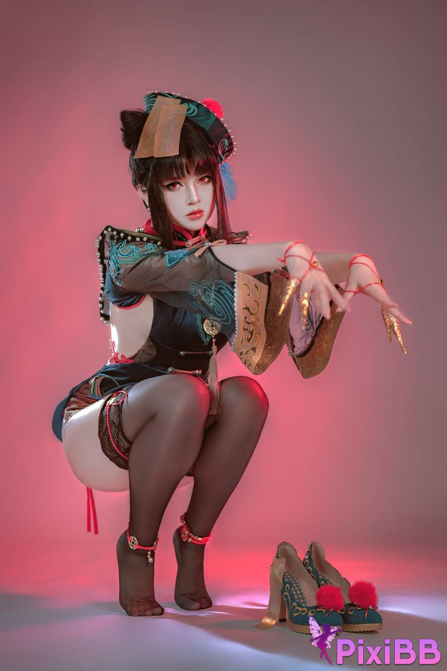 Coser Half a half child Yu Linglong Zombie Mother PixiBB.COM 013