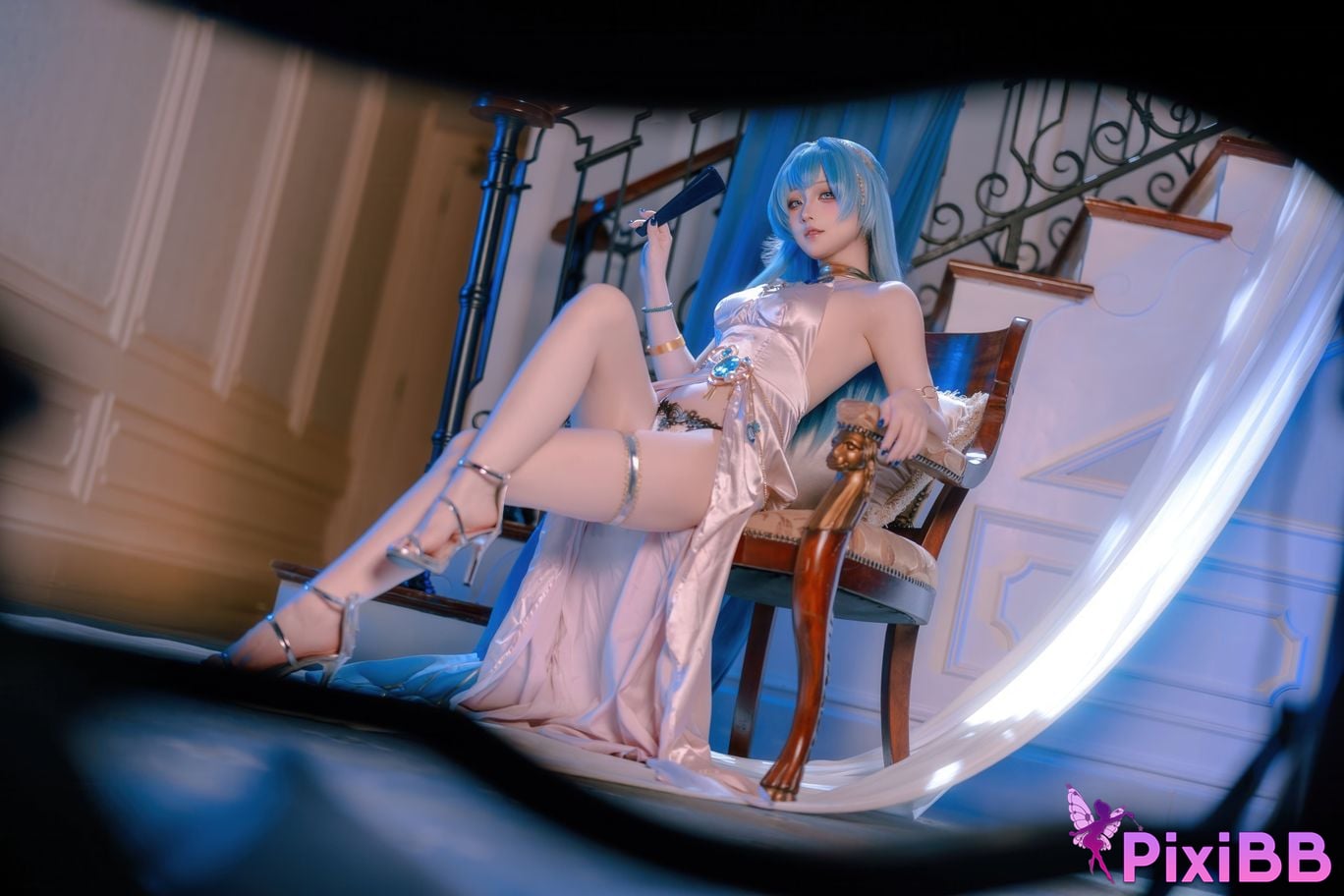 Cosplayer Island fish goddess of victory Nikki Helen dress PixiBB.COM 018