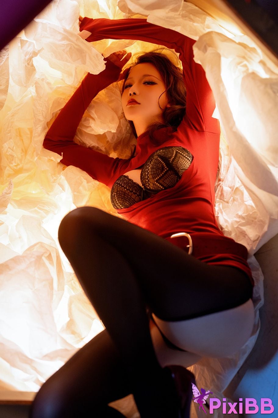 Cosplayer The star is late Hoshilily 2025 Christmas An unexpected surprise box PixiBB.COM 020