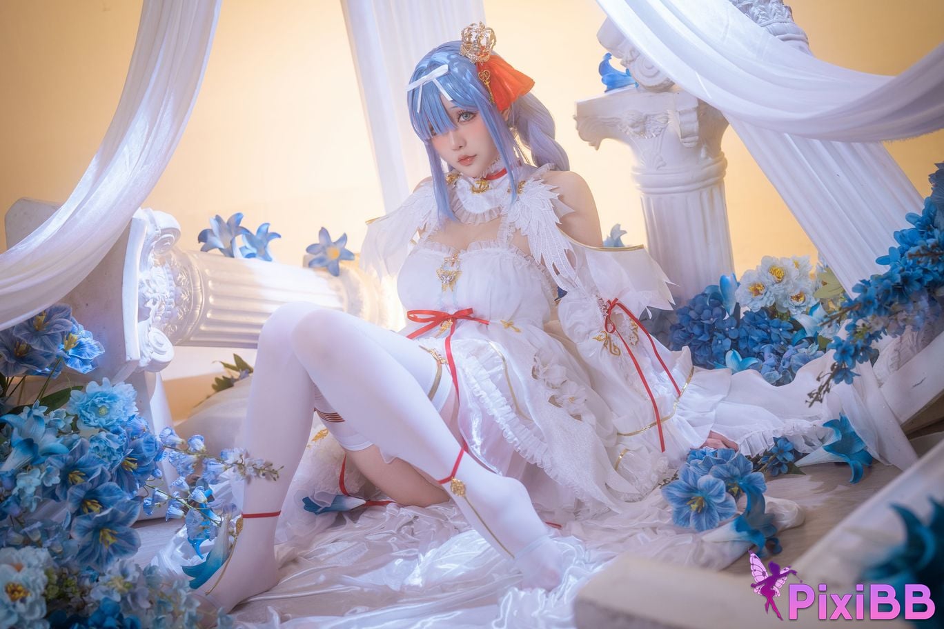 Cosplayer The star is late Hoshilily azur lane Janus PixiBB.COM 002