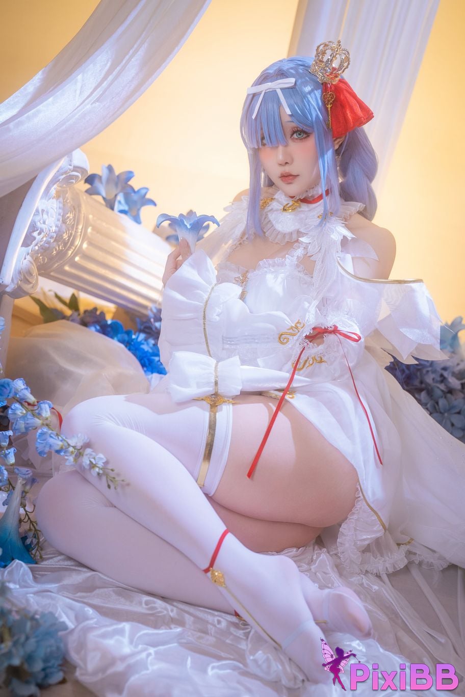 Cosplayer The star is late Hoshilily azur lane Janus PixiBB.COM 003