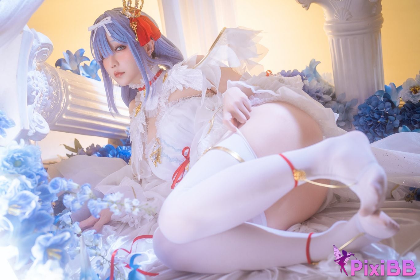 Cosplayer The star is late Hoshilily azur lane Janus PixiBB.COM 008