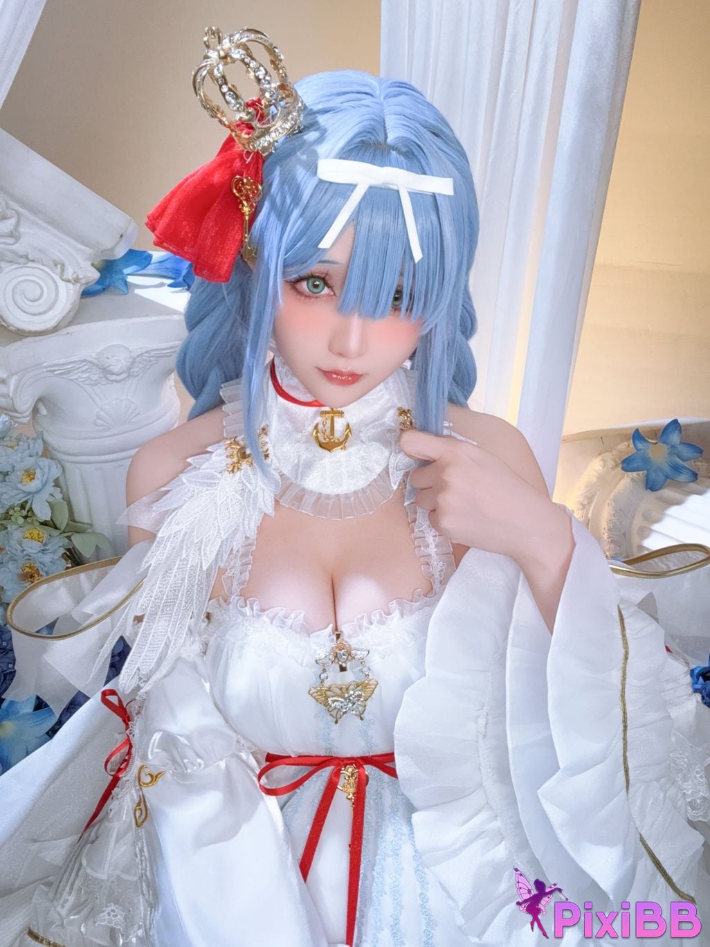 Cosplayer The star is late Hoshilily azur lane Janus PixiBB.COM 025