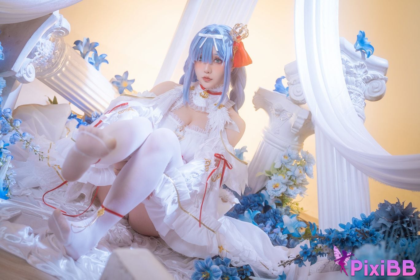 Cosplayer The star is late Hoshilily azur lane Janus PixiBB.COM 030