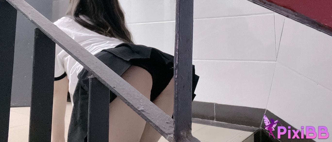 Small tank female college exposed outdoors Beautiful student girl has extreme contrast in private Sex addicted little bitch PixiBB.COM 158