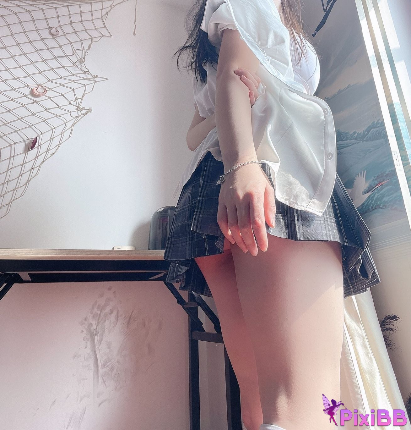 Small tank female college exposed outdoors Beautiful student girl has extreme contrast in private Sex addicted little bitch PixiBB.COM 435