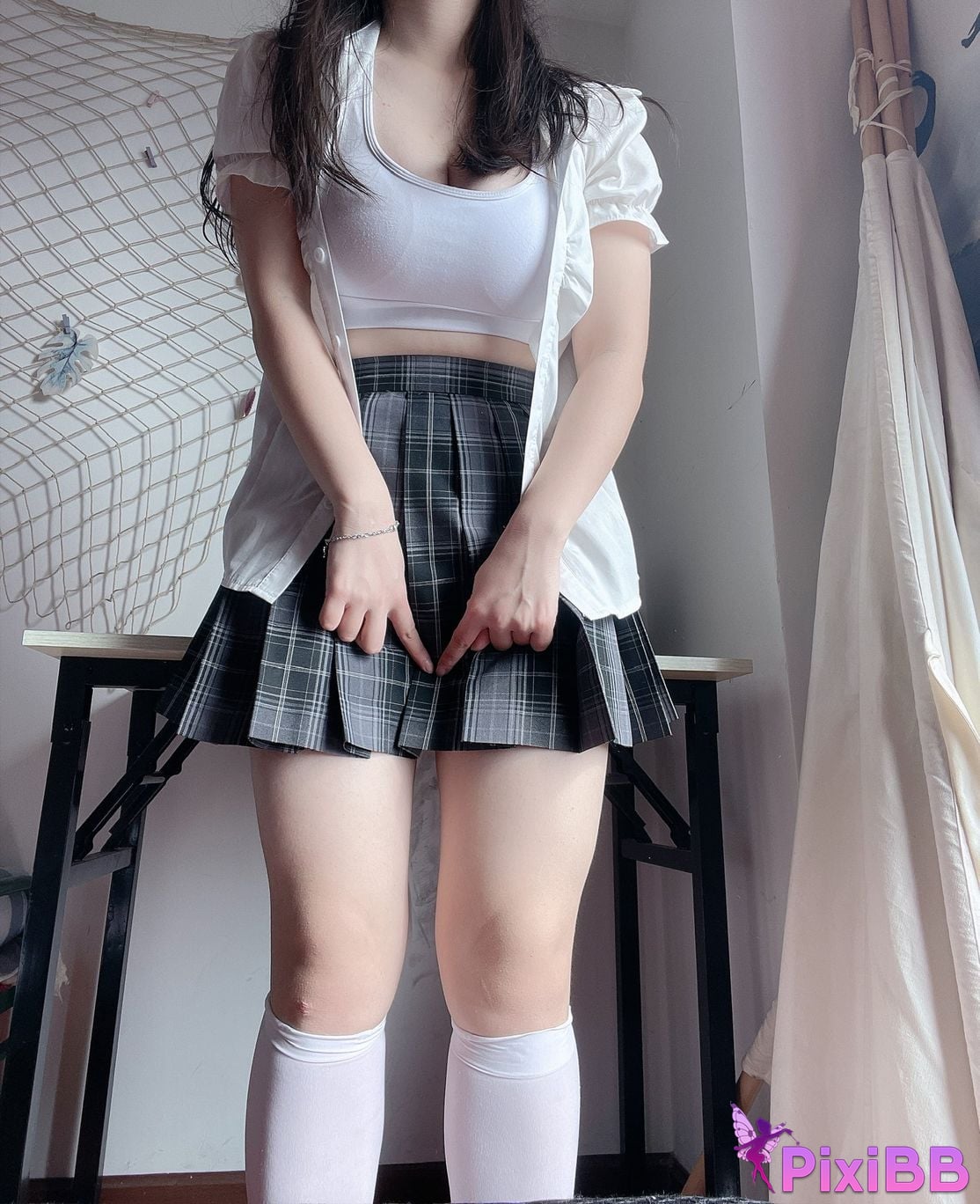 Small tank female college exposed outdoors Beautiful student girl has extreme contrast in private Sex addicted little bitch PixiBB.COM 436