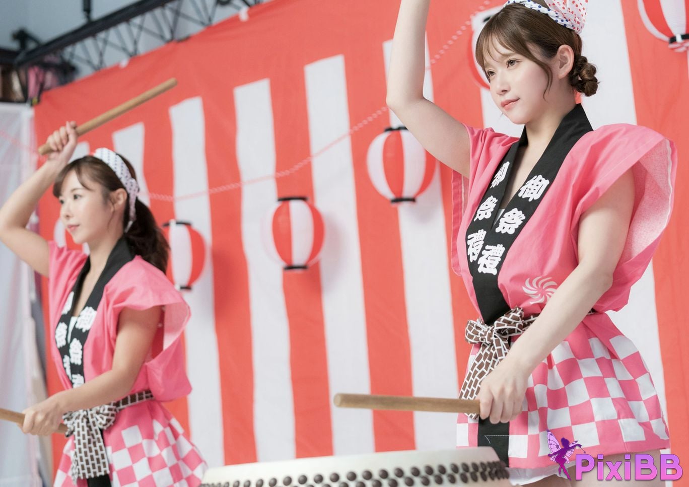 Japanese Idol Rio Kuriyama Rena Momozono Tao Yuan Lian Nai Post Digital Photo Naked Wild Drummer Abare Taiko PixiBB.COM 003