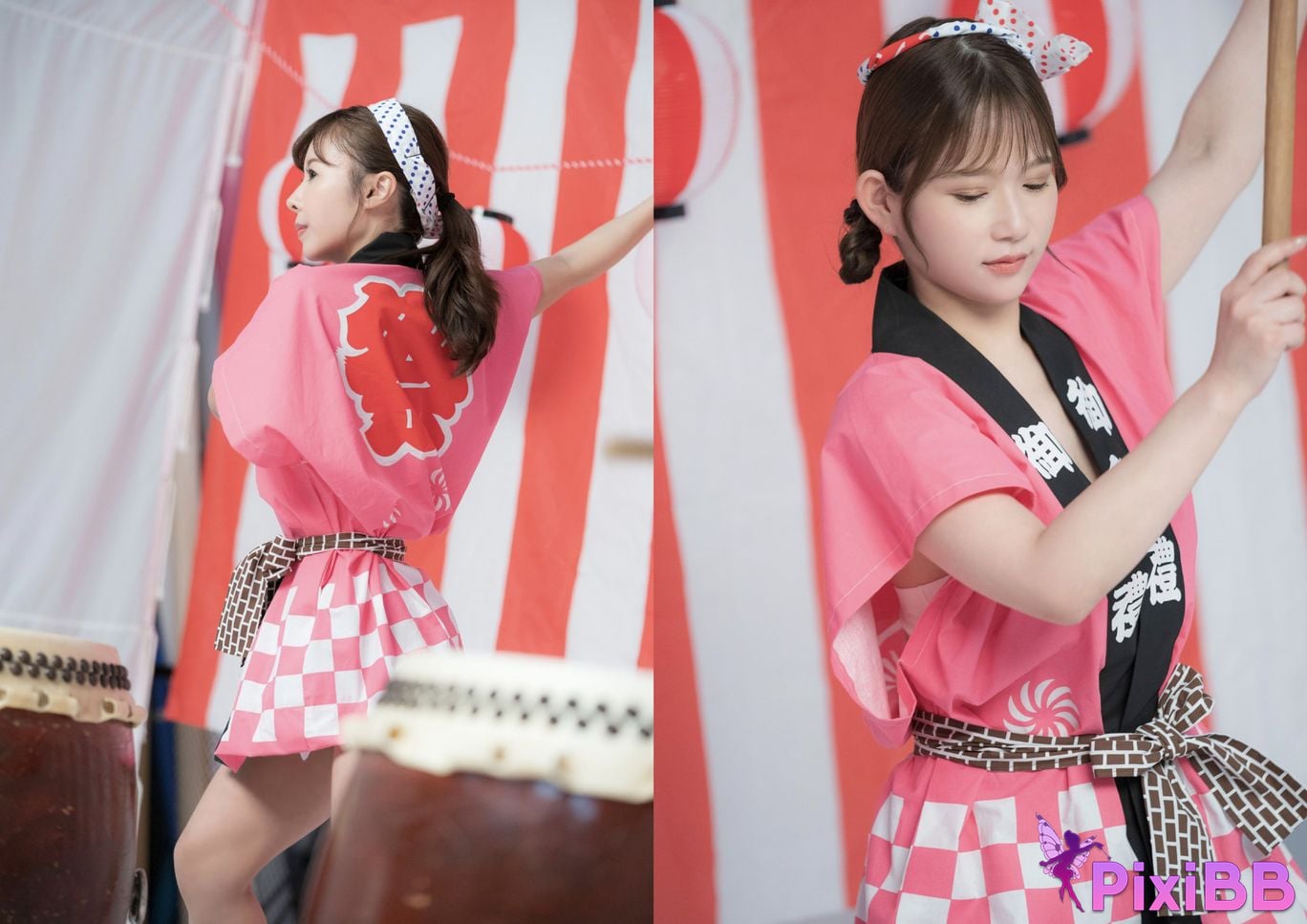 Japanese Idol Rio Kuriyama Rena Momozono Tao Yuan Lian Nai Post Digital Photo Naked Wild Drummer Abare Taiko PixiBB.COM 004