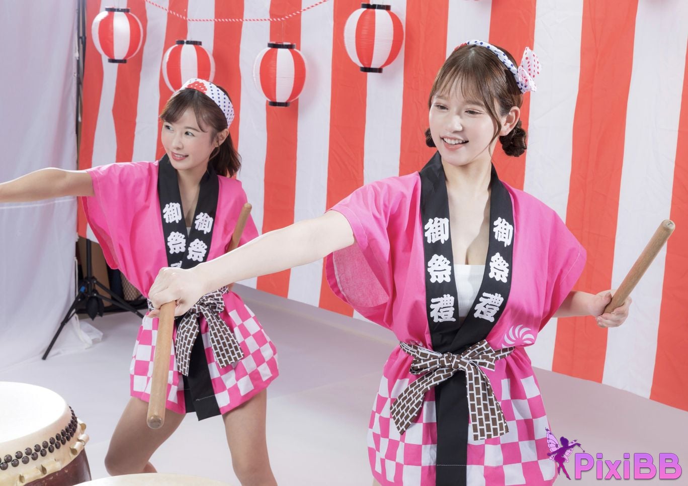 Japanese Idol Rio Kuriyama Rena Momozono Tao Yuan Lian Nai Post Digital Photo Naked Wild Drummer Abare Taiko PixiBB.COM 006