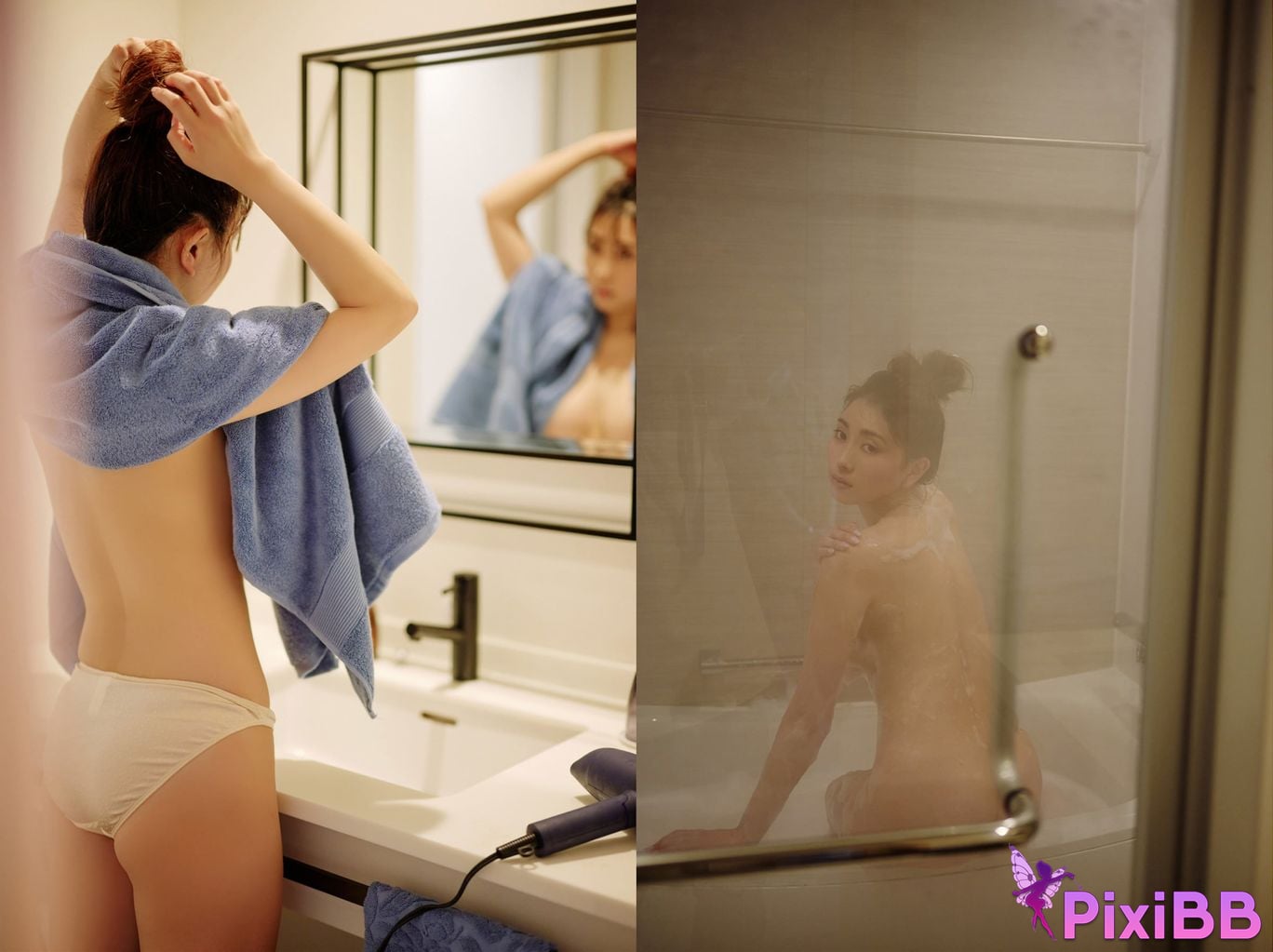 Japanese Idol Morisaki Tomomi Weekly Post Digital Photobook 5 Million Boobs PixiBB.COM 041