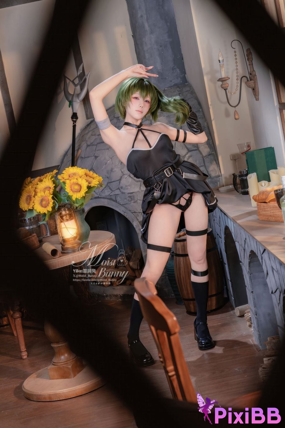 Cosplayer Sticky Dumpling Rabbit 2026 Year 01 monthly works The funeral of Florian Yubel PixiBB.COM 036