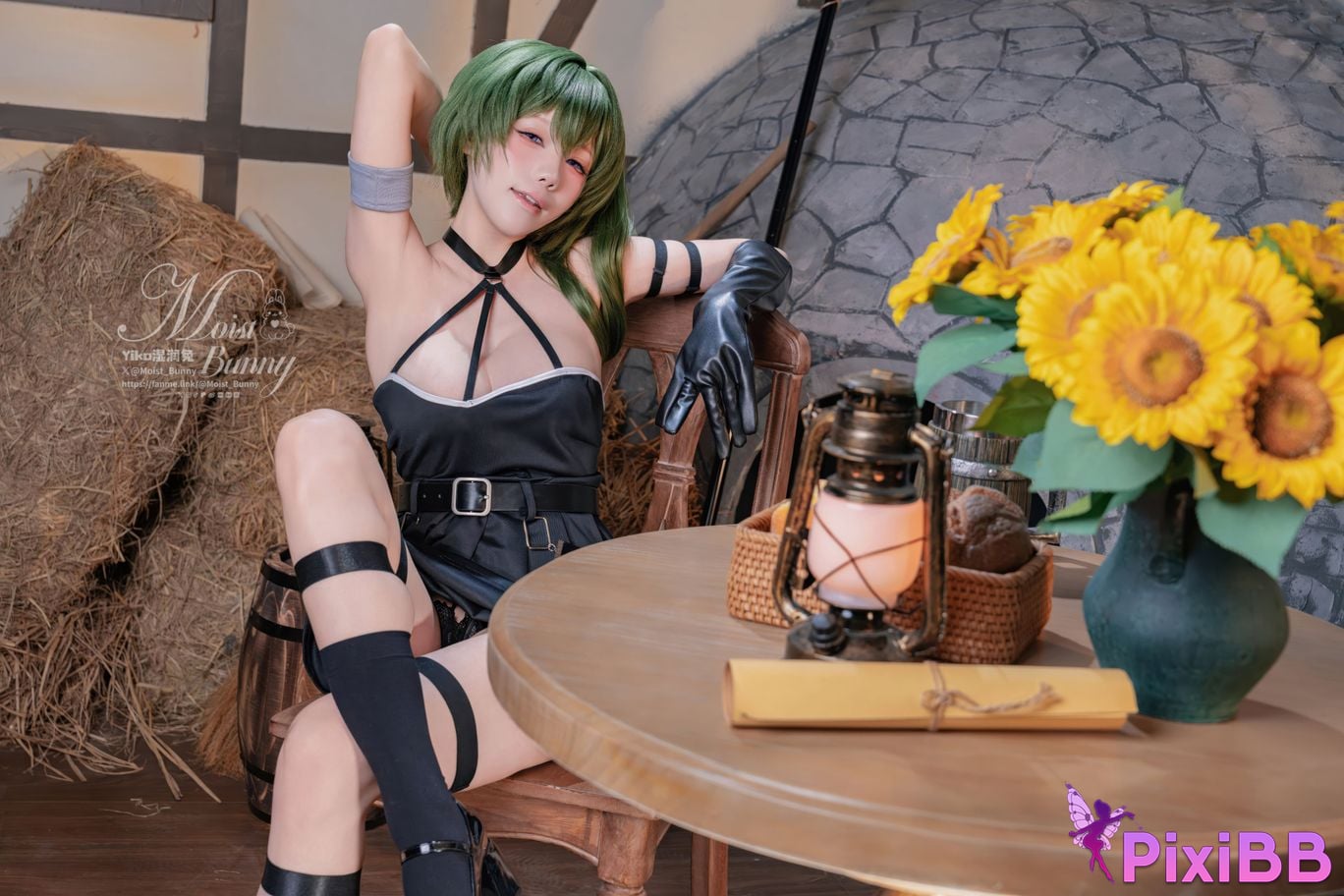 Cosplayer Sticky Dumpling Rabbit 2026 Year 01 monthly works The funeral of Florian Yubel PixiBB.COM 081