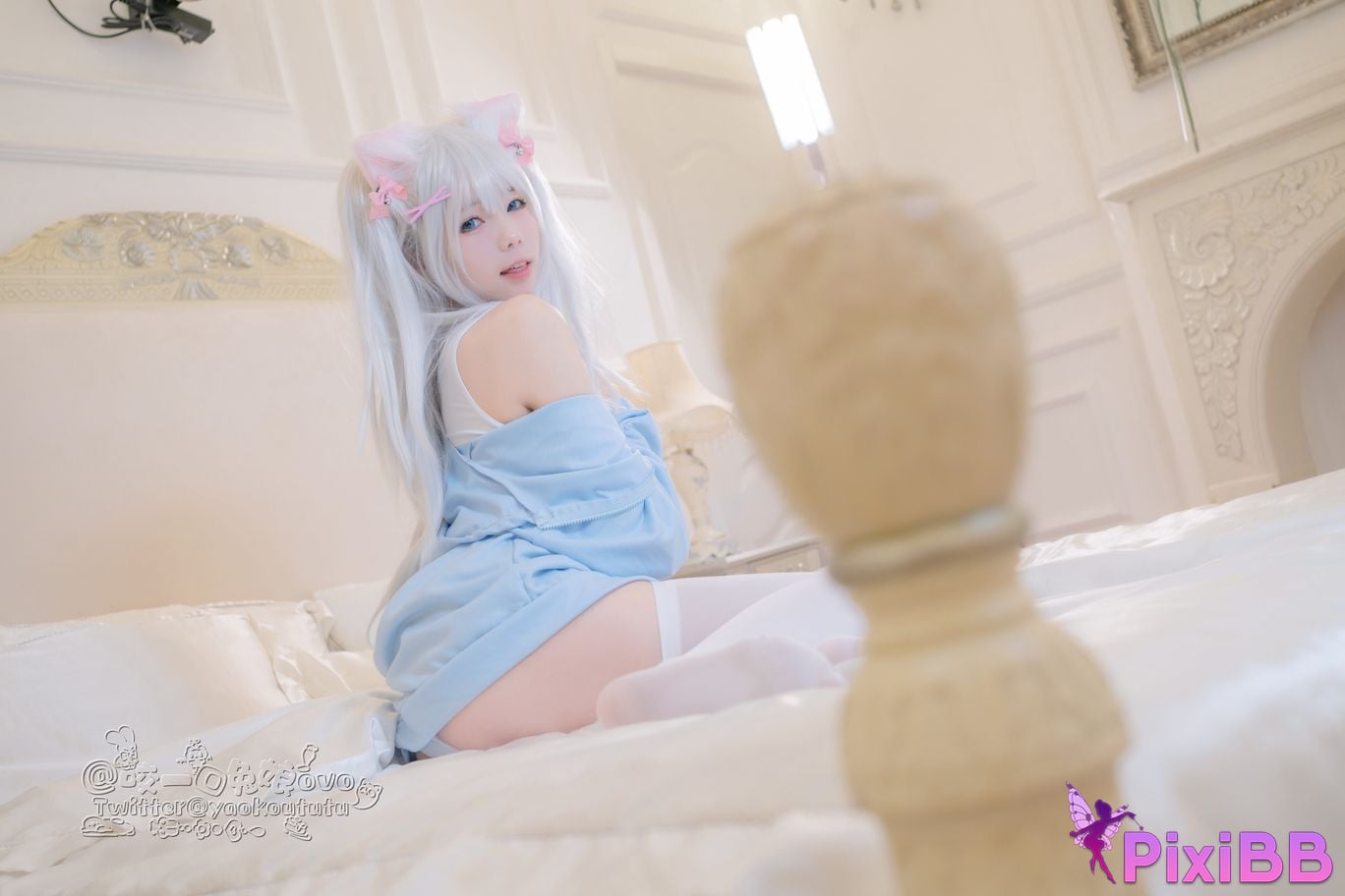 Cosplay Sticky Rabbit Be your cat PixiBB.COM 034