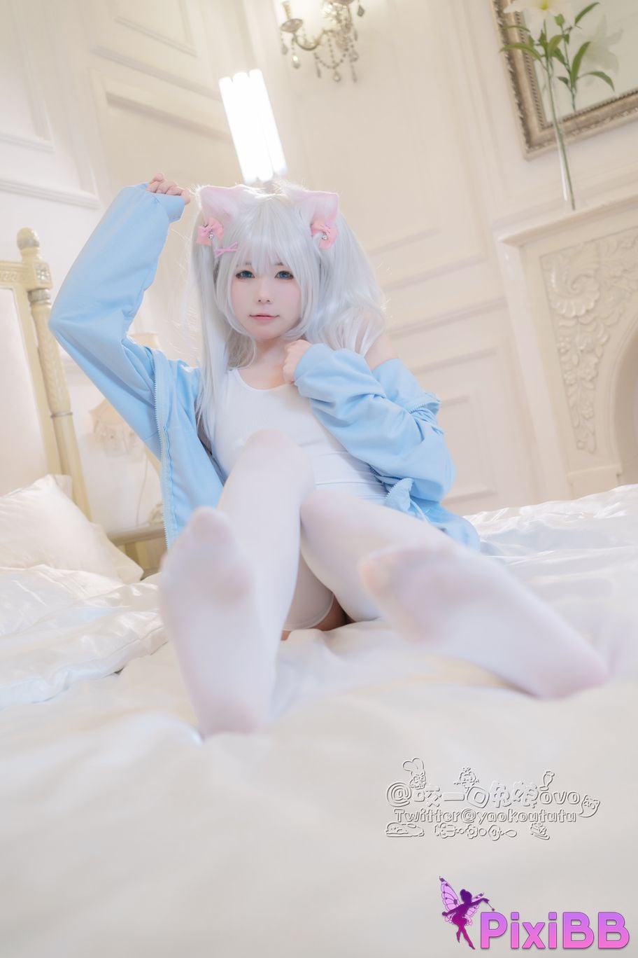 Cosplay Sticky Rabbit Be your cat PixiBB.COM 045