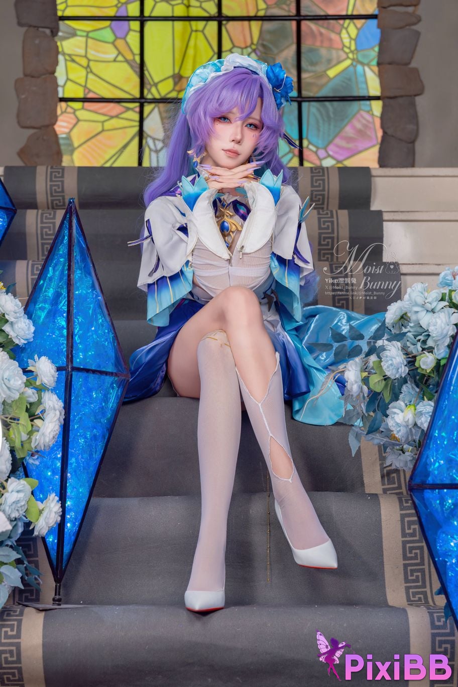 Cosplay Sticky Tuanzi Rabbit September work Mingchao Canterella PixiBB.COM 001