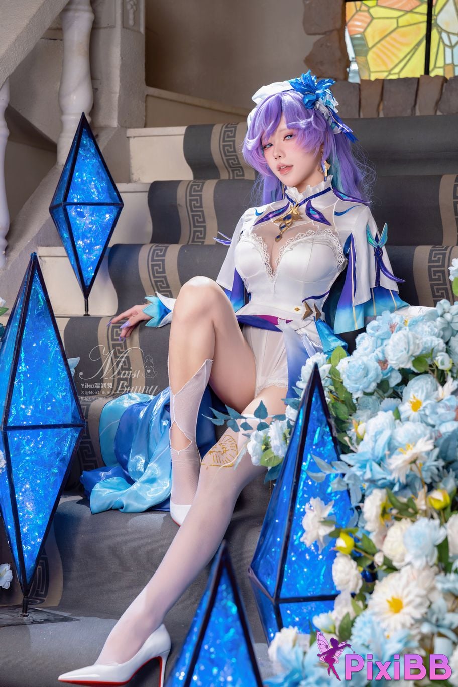 Cosplay Sticky Tuanzi Rabbit September work Mingchao Canterella PixiBB.COM 015