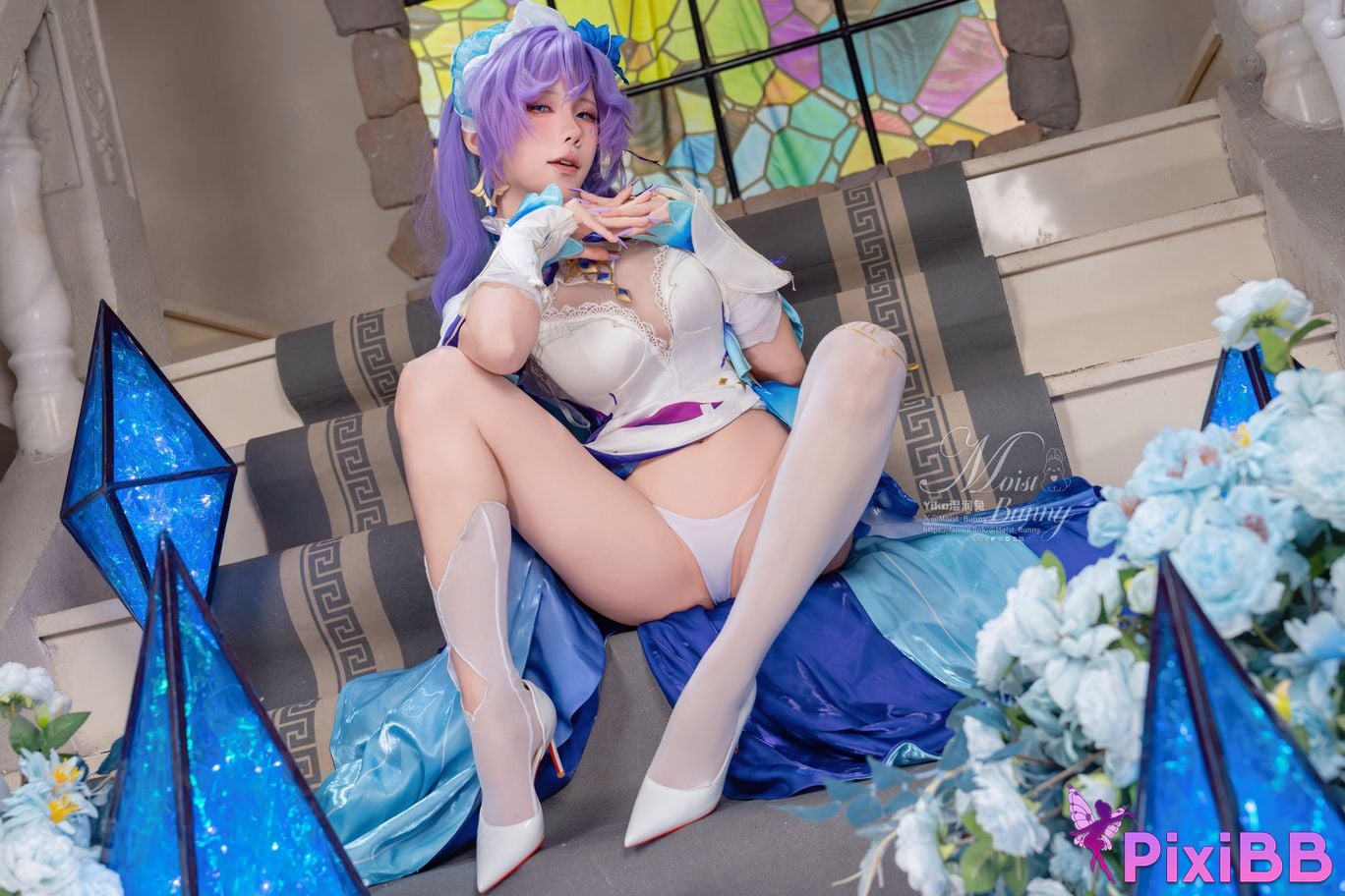 Cosplay Sticky Tuanzi Rabbit September work Mingchao Canterella PixiBB.COM 023