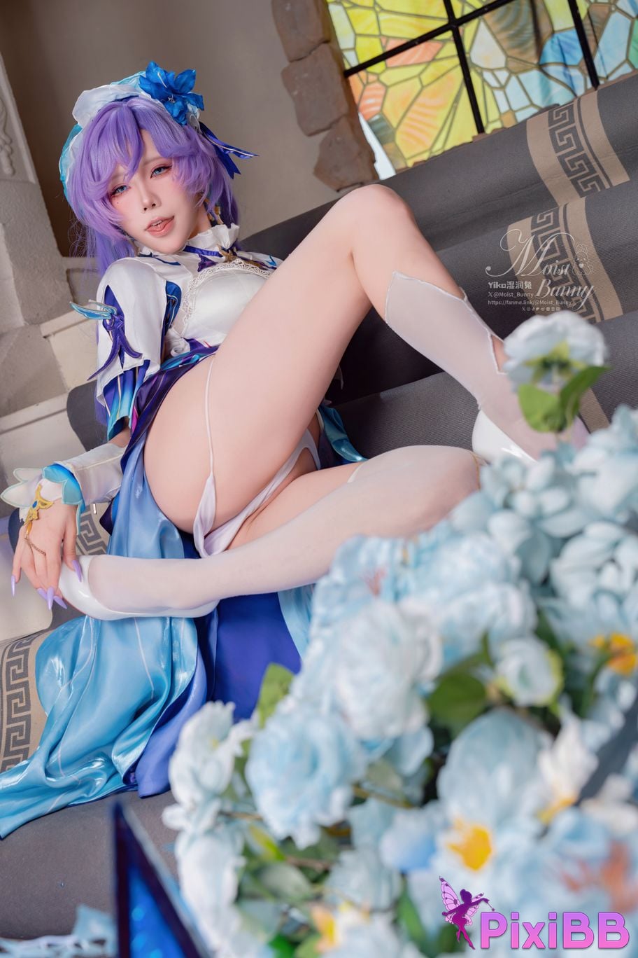 Cosplay Sticky Tuanzi Rabbit September work Mingchao Canterella PixiBB.COM 025