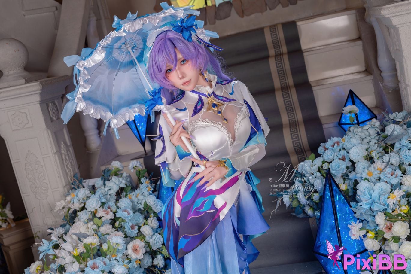 Cosplay Sticky Tuanzi Rabbit September work Mingchao Canterella PixiBB.COM 030