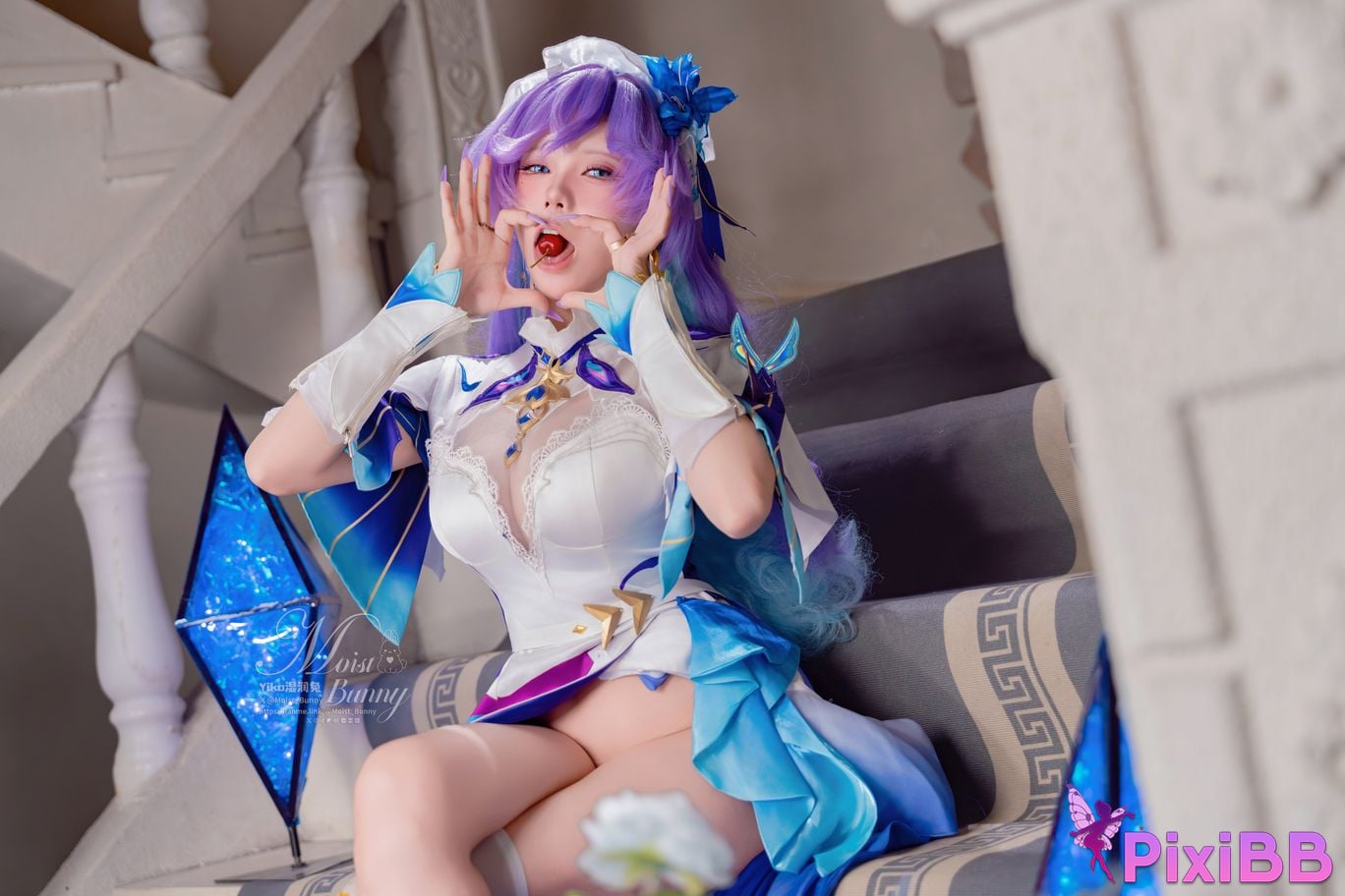 Cosplay Sticky Tuanzi Rabbit September work Mingchao Canterella PixiBB.COM 034