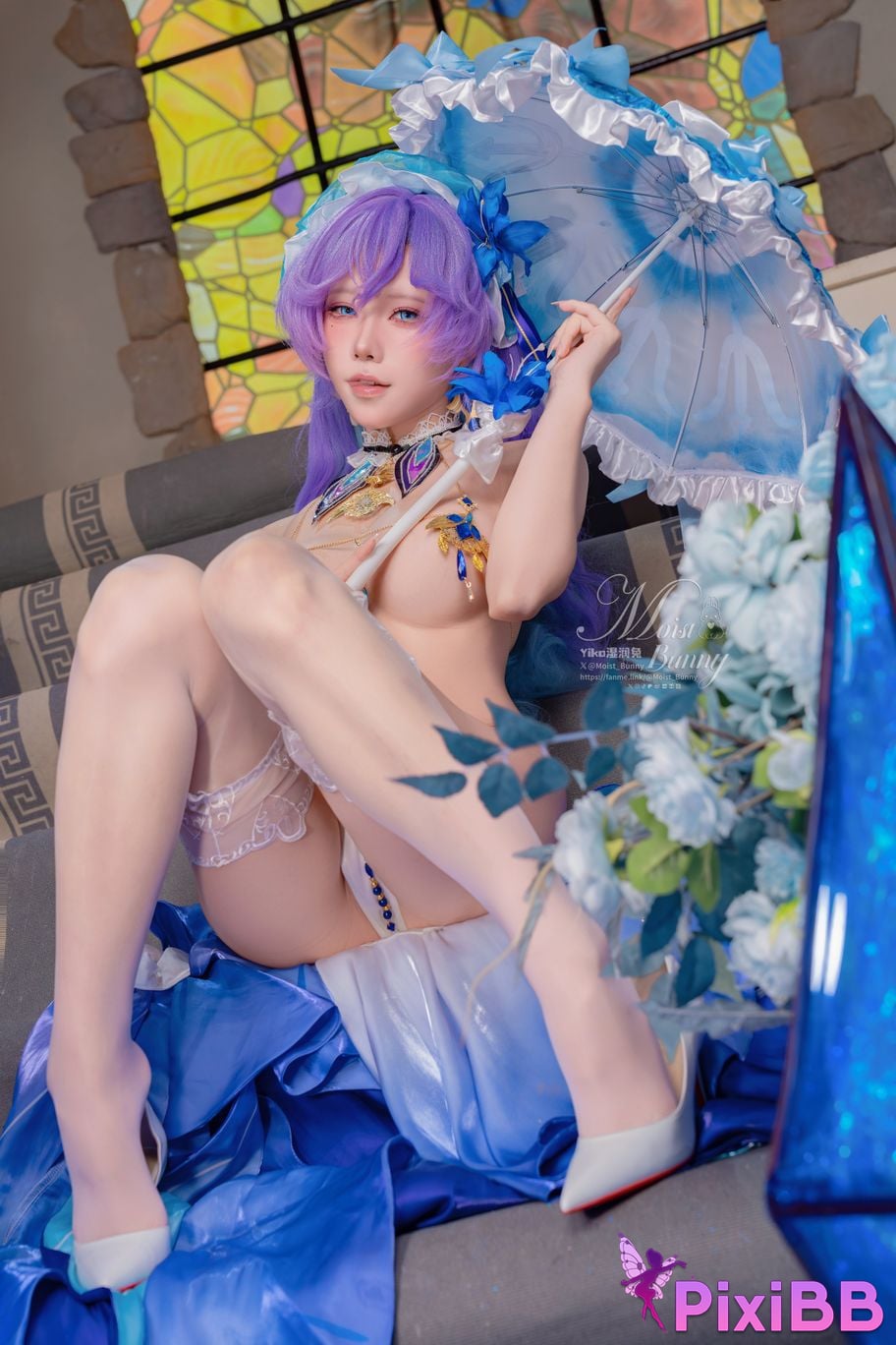 Cosplay Sticky Tuanzi Rabbit September work Mingchao Canterella PixiBB.COM 037