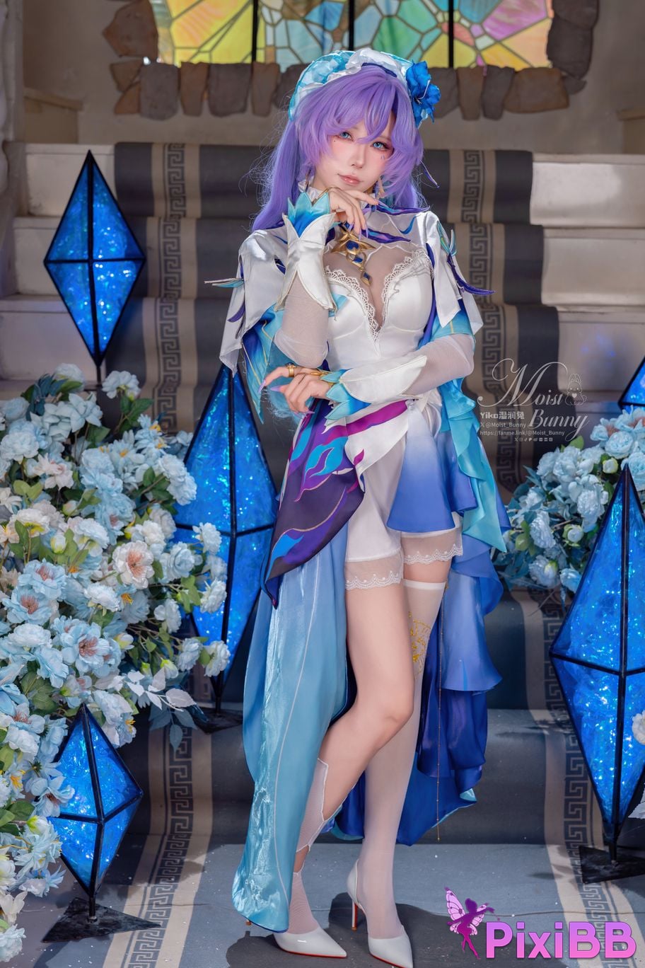 Cosplay Sticky Tuanzi Rabbit September work Mingchao Canterella PixiBB.COM 052