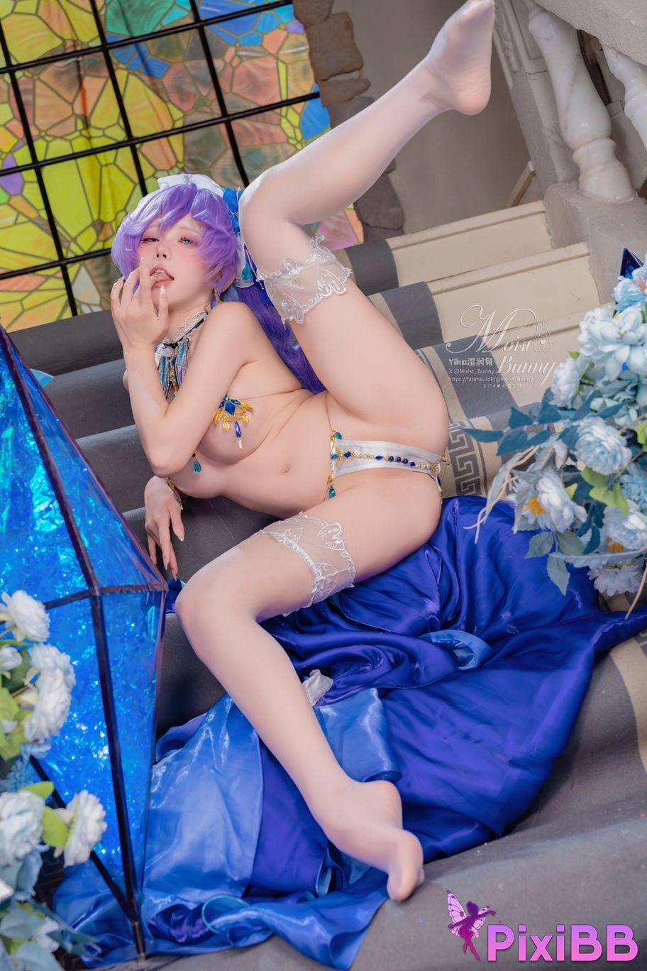 Cosplay Sticky Tuanzi Rabbit September work Mingchao Canterella PixiBB.COM 057