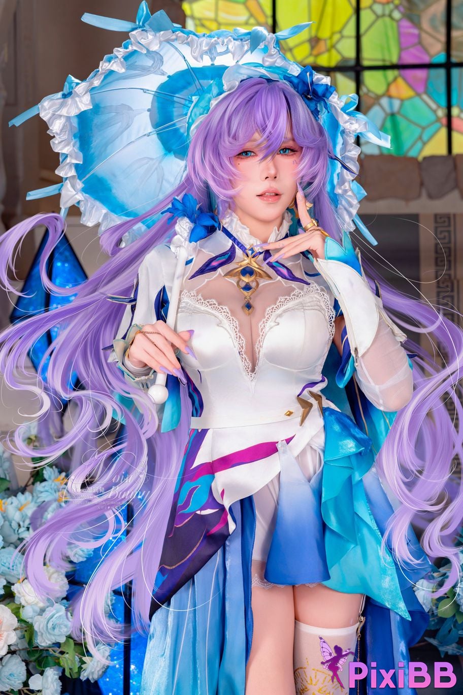 Cosplay Sticky Tuanzi Rabbit September work Mingchao Canterella PixiBB.COM 085