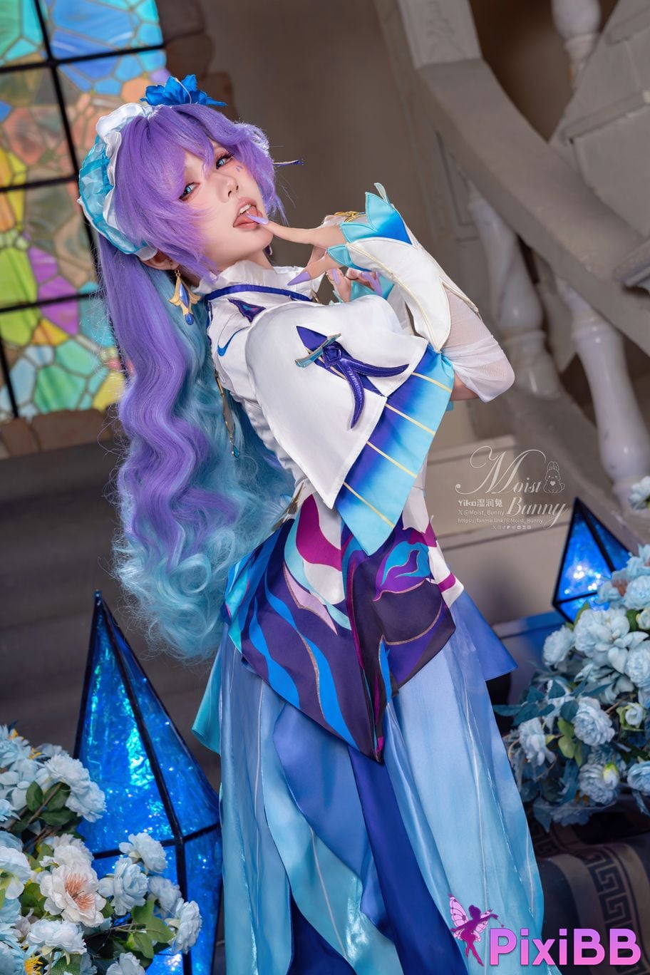 Cosplay Sticky Tuanzi Rabbit September work Mingchao Canterella PixiBB.COM 096